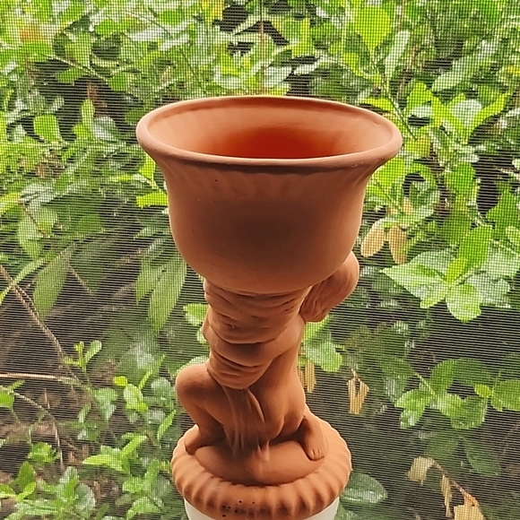 Ceramic cherub planter - Picture 6 of 8